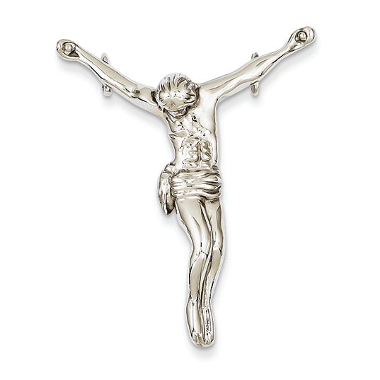 14K White Gold Jesus Charm