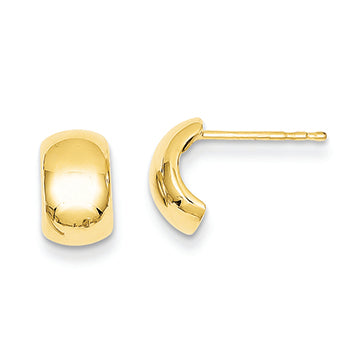 14K Gold Polished Post Earrings