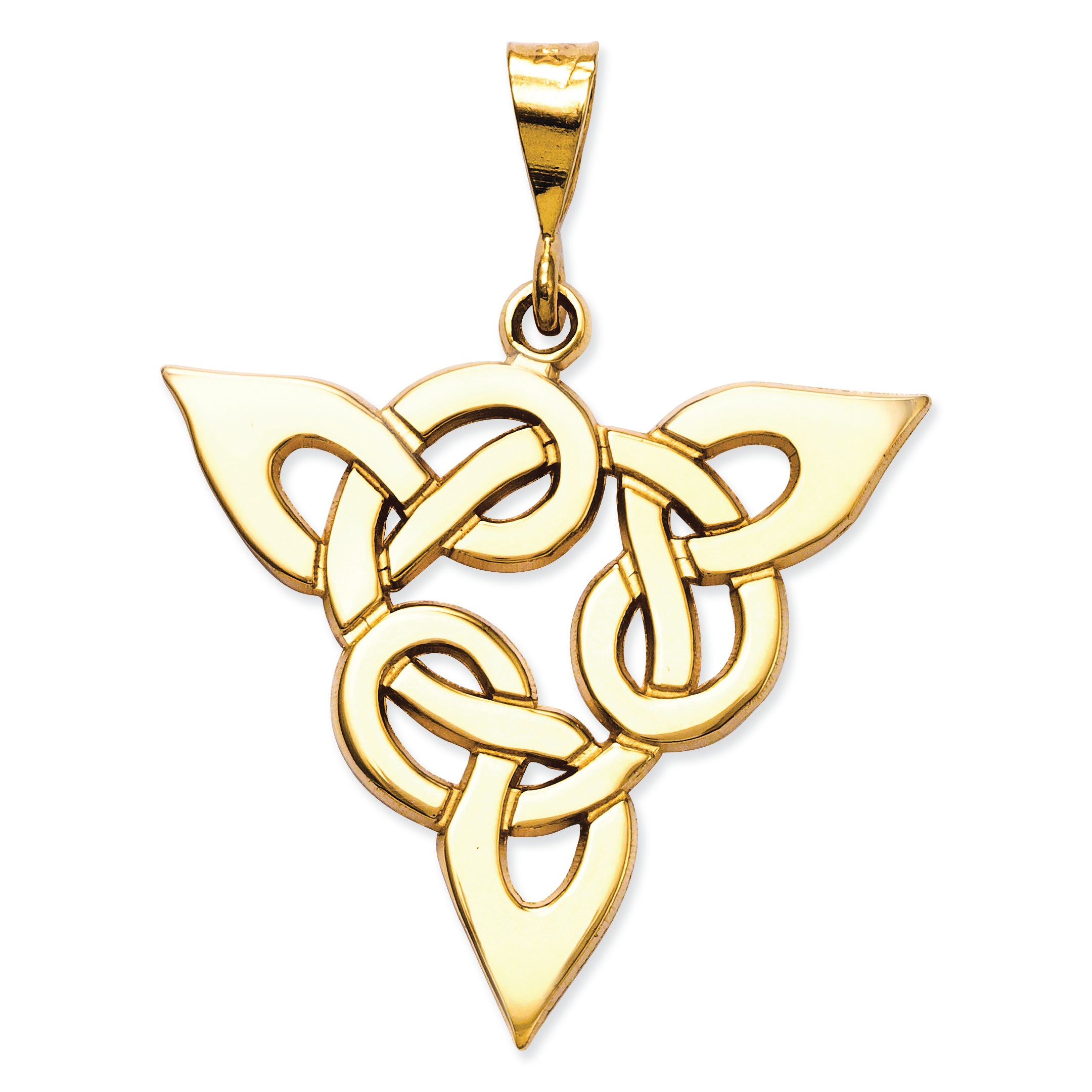 14K Gold Trinity Pendant