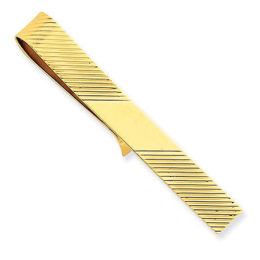 14K Gold Tie Bar