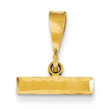 14K Goldy Casted Medium Diamond Cut Top Charm