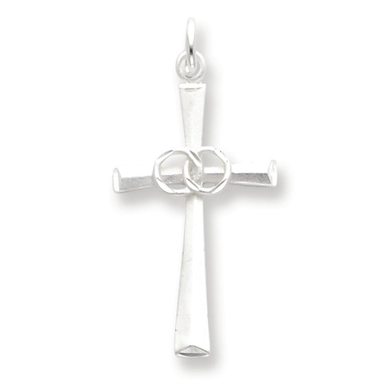 Sterling Silver Holy Matrimony Cross Pendant