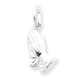 Sterling Silver Praying Hands Charm