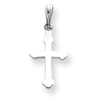 Sterling Silver Budded Cross Charm