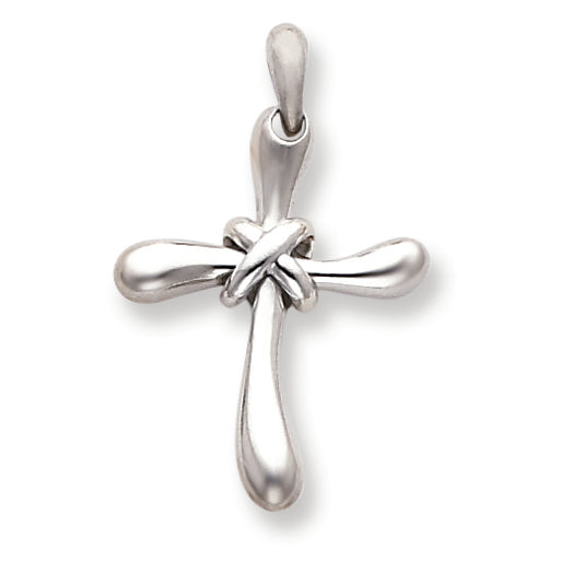 Sterling Silver Freeform Cross Pendant