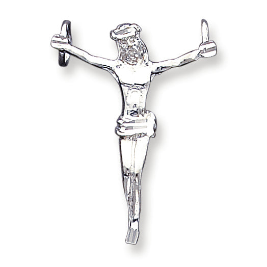 Sterling Silver Corpus (Crucified Christ) Pendant