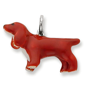 Sterling Silver Cocker Spaniel Pendant