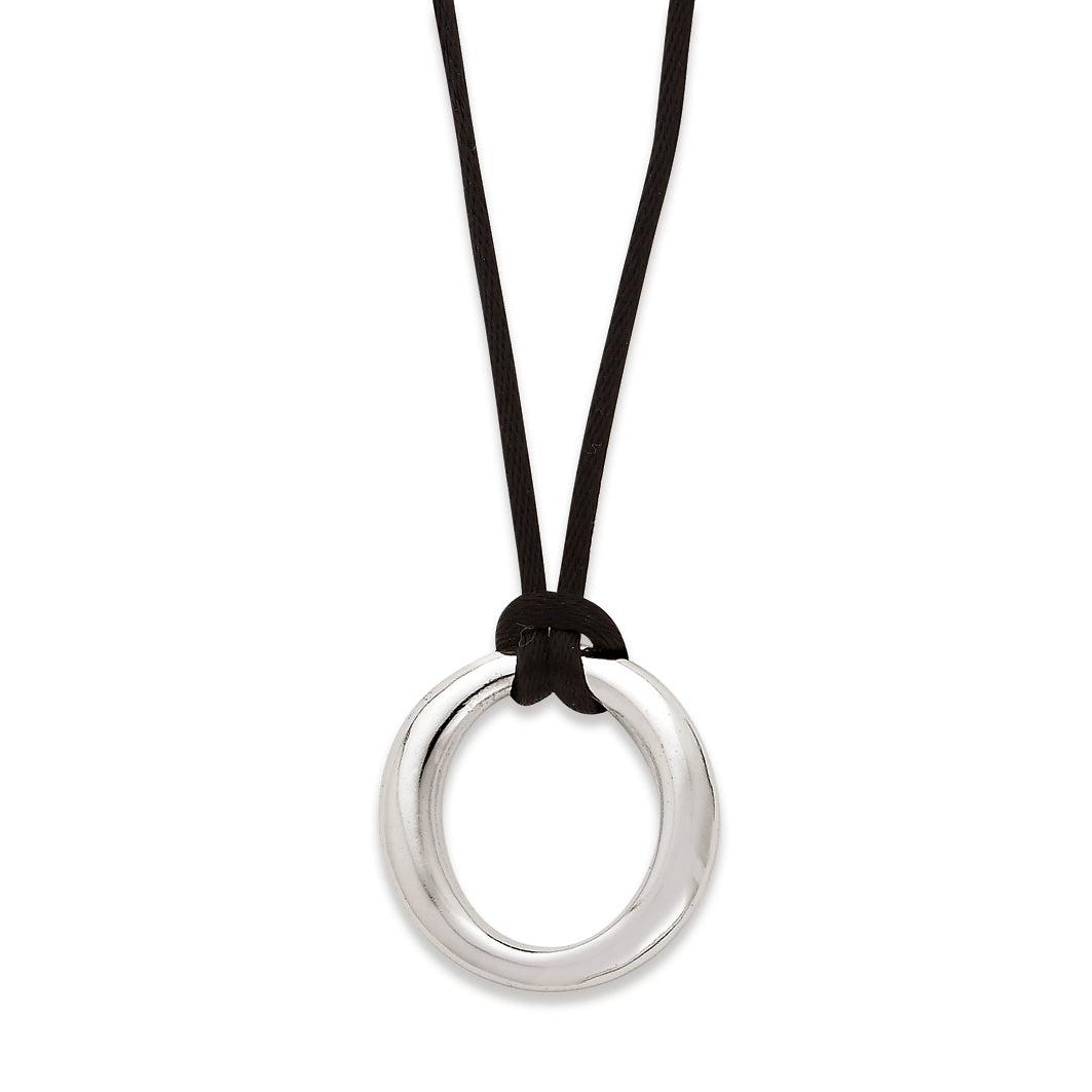 Sterling Silver Circle Necklace