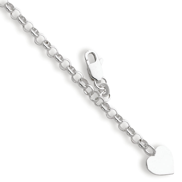 Sterling Silver Heart Bracelet