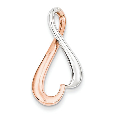 14K GoldW & Rose Omega Slide Fits up to 6mm