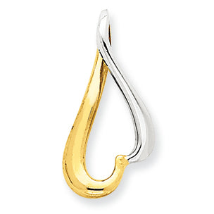 14K Gold Two-tone Slide