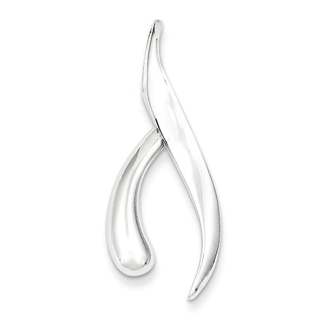 14K White Gold Fits up to 4mm Regular & 6mm Fancy/Reversible Fancy Omega Sl