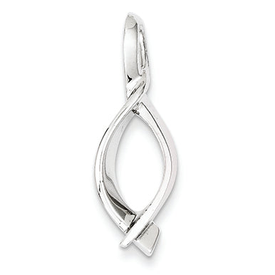 14K White Gold Chain Slide