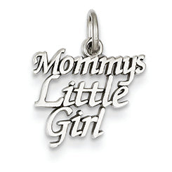 14K White Gold MOmmY'S LITTLE GIRL CHARM
