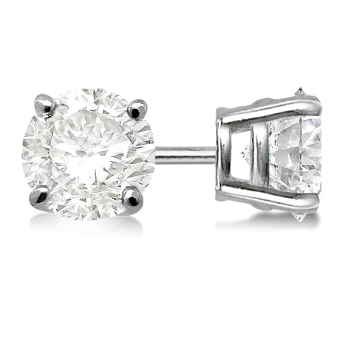 1/2 ct. tw. Diamond 4-Prong Stud Earrings in 14K Gold