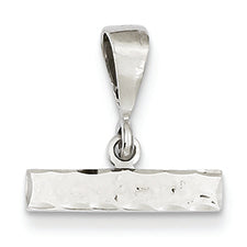14K Goldw Casted Large Diamond Cut Number Top Charm