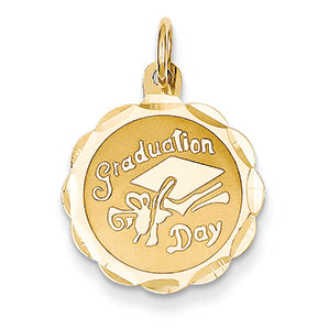14K Gold Graduation Day Charm