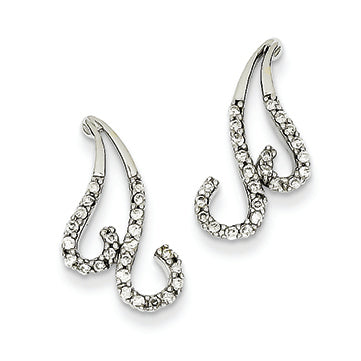 0.3 Carat 14K White Gold Diamond Post Earrings