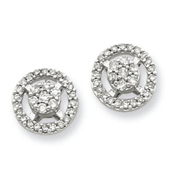 0.3 Carat 14K White Gold Diamond Post Earrings