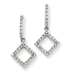 0.2 Carat 14K White Gold Diamond Earrings