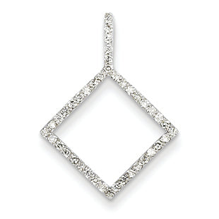 0.2 Carat 14K White Gold Diamond Pendant