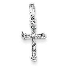 0.1 Carat 14K White Gold Diamond Pendant