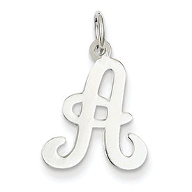 14K Goldw Die Struck Initial Charm