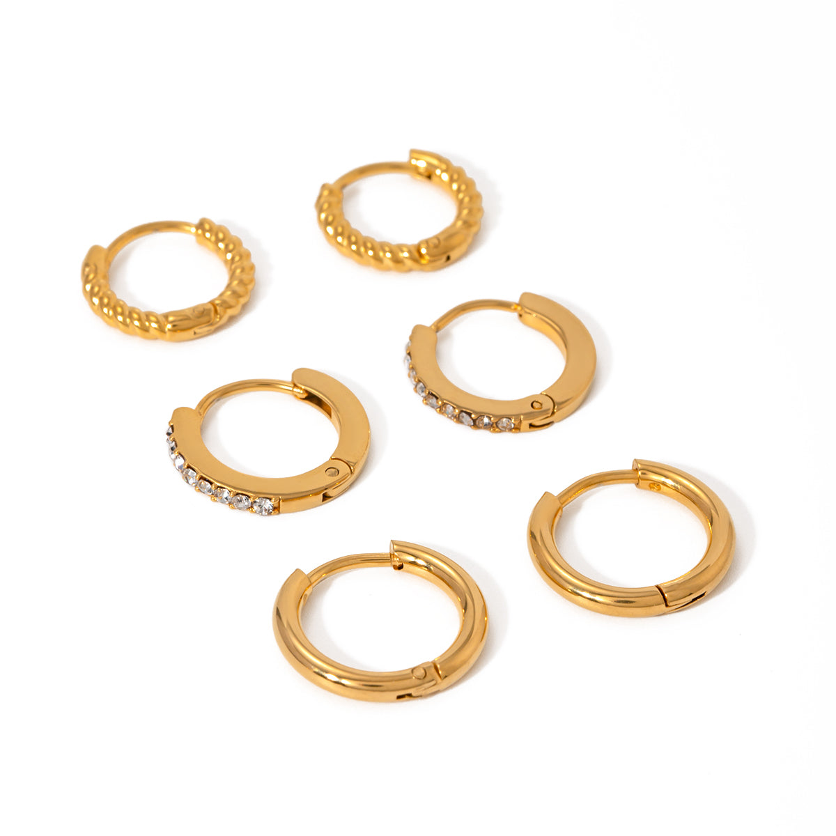 Gold Hoop Earring Bundle