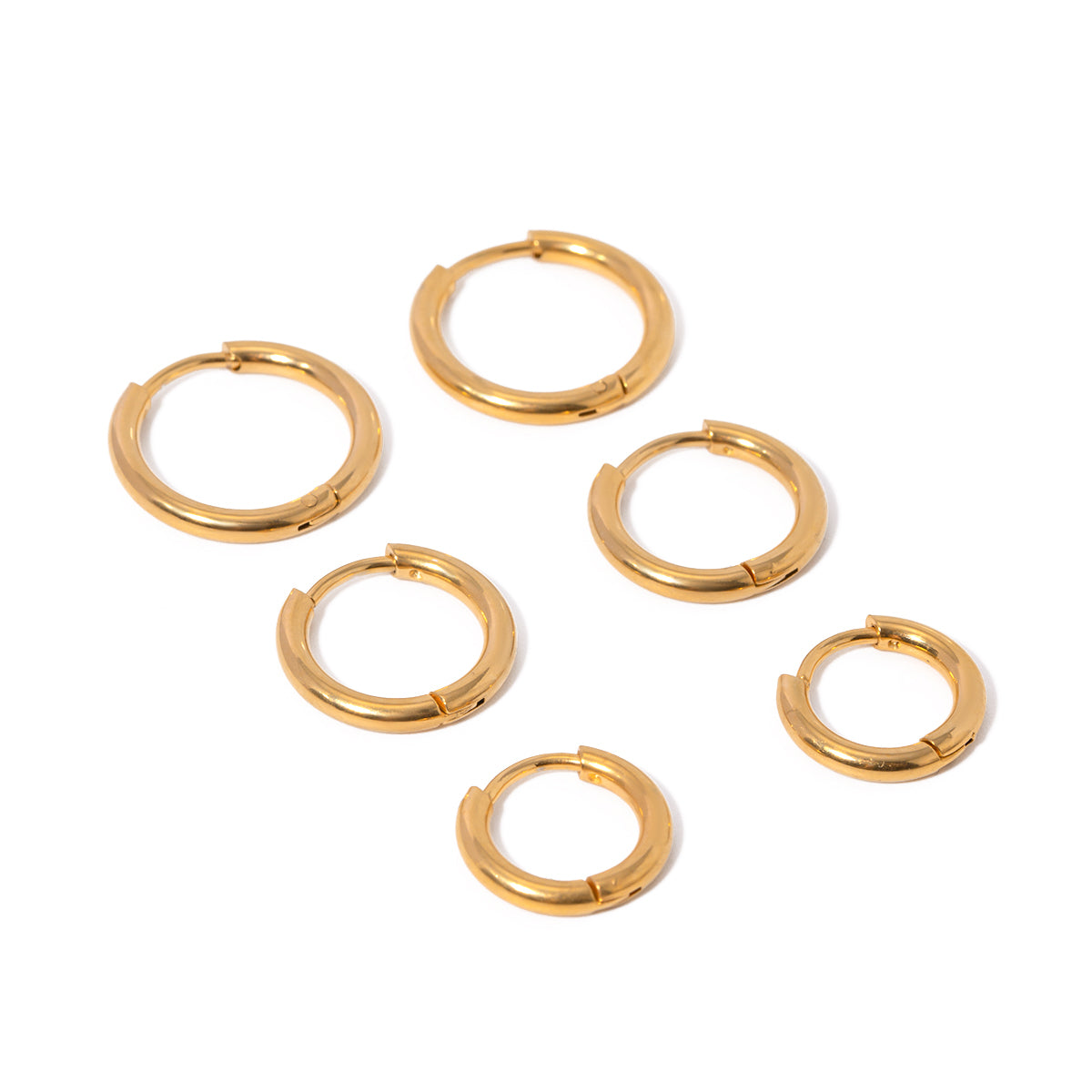 Essential Gold Hoop Trio