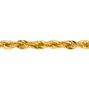 10K Solid Yellow Gold Light Sparkle Chain Necklace 1.5mm thick 16 Inches