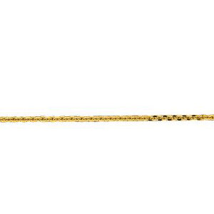 10K Solid Yellow Gold Cable Chain Necklace 0.8mm thick 20 Inches