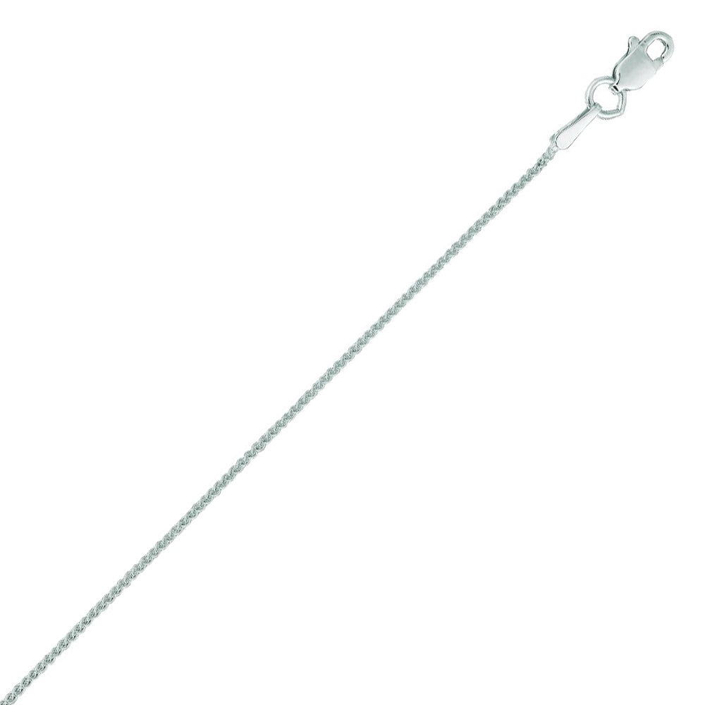 18 inch white gold wheat chain Clearance