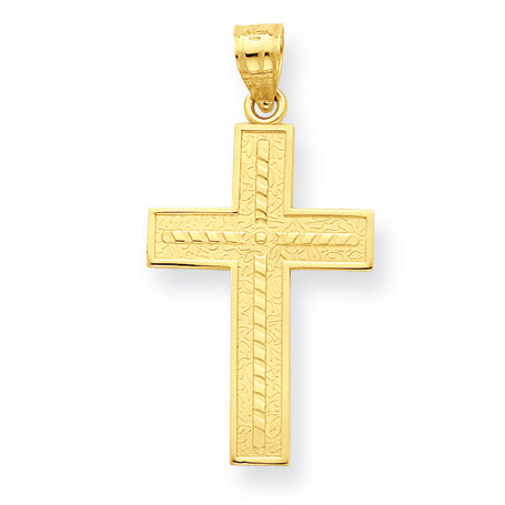 10K Gold Cross Pendant