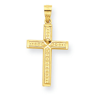 10K Gold Cross Pendant