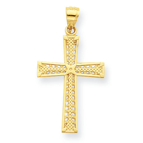 10K Gold Cross Pendant