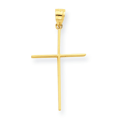 10K Gold Cross Pendant