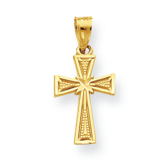 10K Gold Cross Pendant
