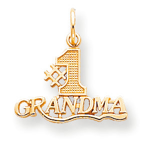 10K Gold #1 Grandma Charm