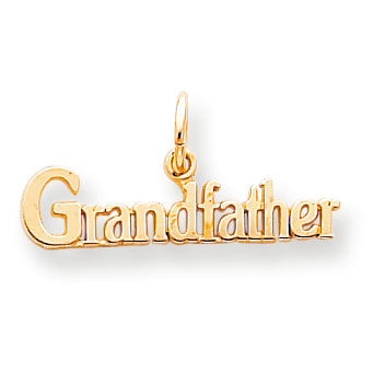 10K Gold Grandfather Charm