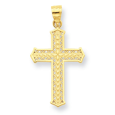 10K Gold Cross Pendant