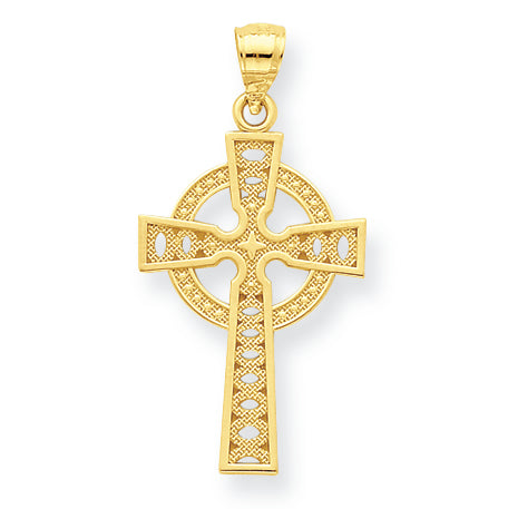 10K Gold Iona Cross Pendant