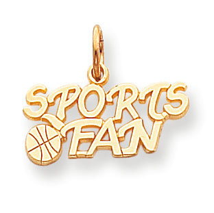 10K Gold Talking - Sports Fan Charm