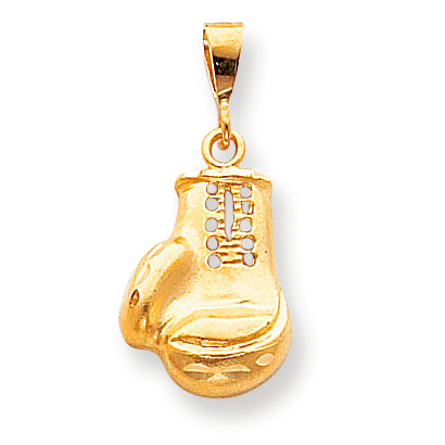 10K Gold Boxing Charm