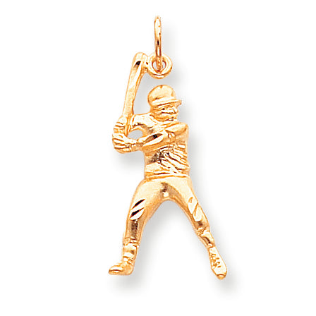 10K Gold BASEBALL CHARM