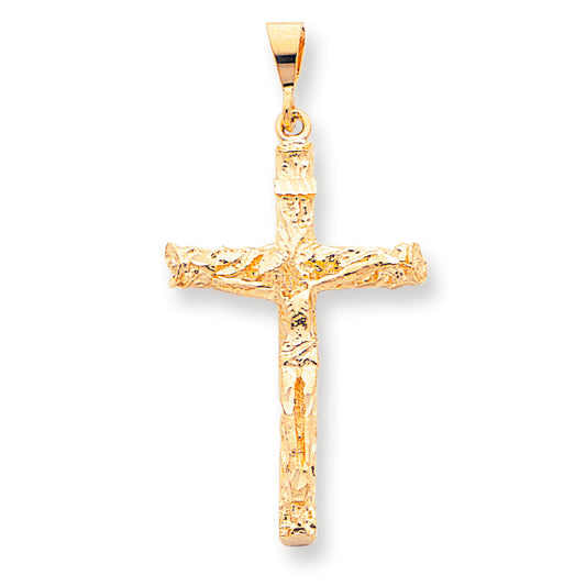 10K Gold Crucifix Charm