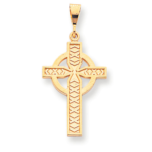10K Gold Cross Charm