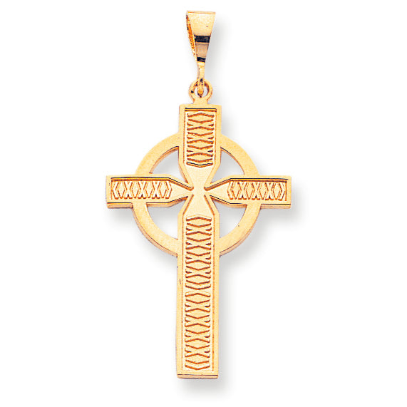 10K Gold Cross Charm