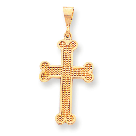 10K Gold Cross Charm