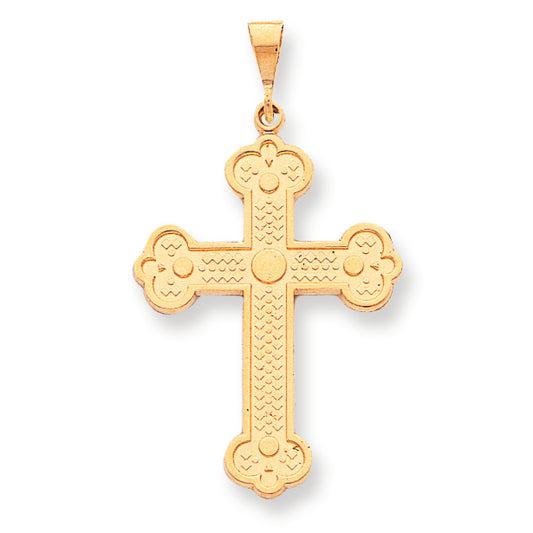 10K Gold Cross Charm