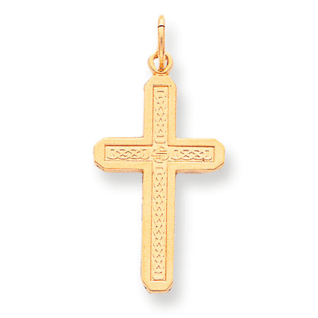 10K Gold Cross Charm